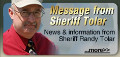 Message from Sheriff Tolar